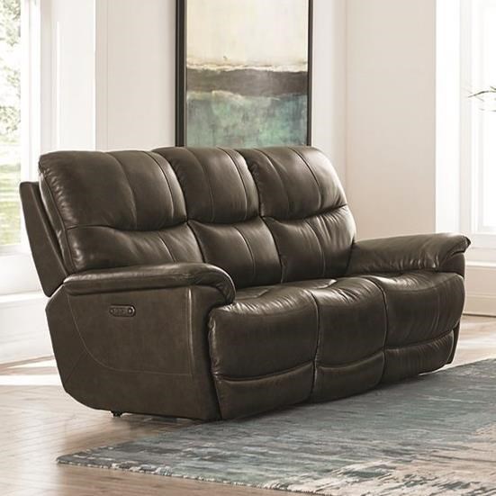 Power reclining sofa with sale usb